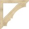 Ekena Millwork Balboa Slat Rough Sawn Bracket, Douglas Fir, 4"W x 40"D x 40"H BKT04X40X40BOA06RDF - alternate 3